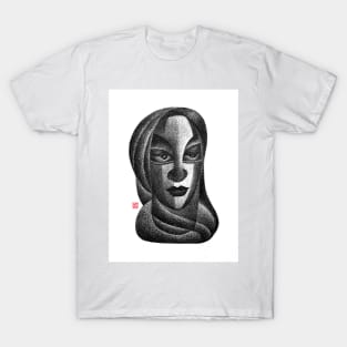 Traditional Woman Portrait T-Shirt